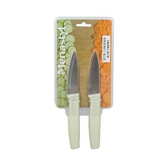 Set de 2 couteaux office lame 9cm