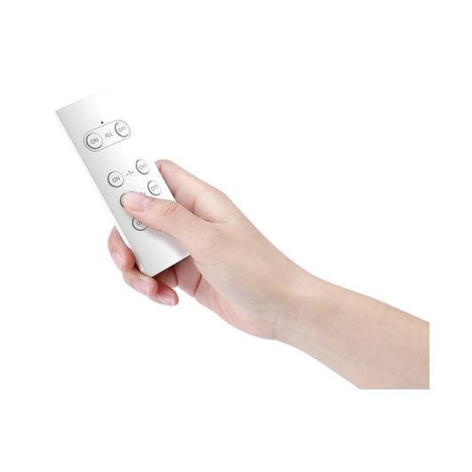 Lot de 3 prises GAO Télécommandées Blanches