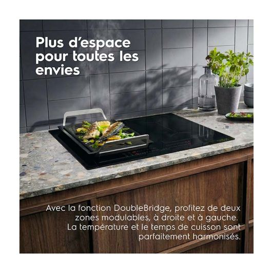 Plaque de cuisson induction double bridge ELECTROLUX CIV644