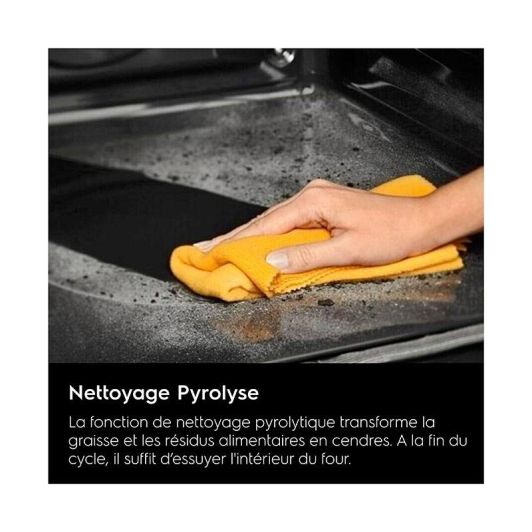 Four pyrolyse chaleur tournante 65L ELECTROLUX EOF6P66BX