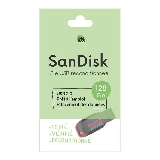 Clé USB SANDISK Cruzer 128Go reconditionnée