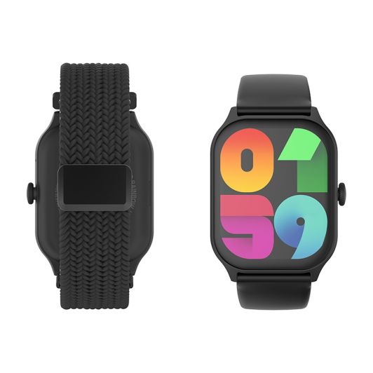 Montre connectée Echo Rainbow Mesh Noir - 2 Bracelets