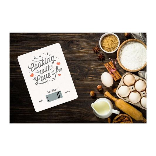 Balance  de cuisine TERRAILLON Rechargeable - Cooking USB et cable