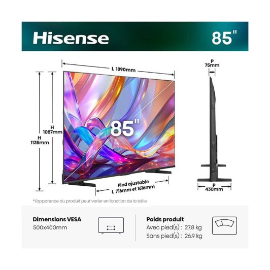 TV QLED 85