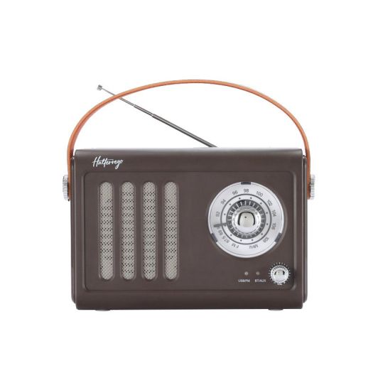 Radio HALTERREGO vintage marron