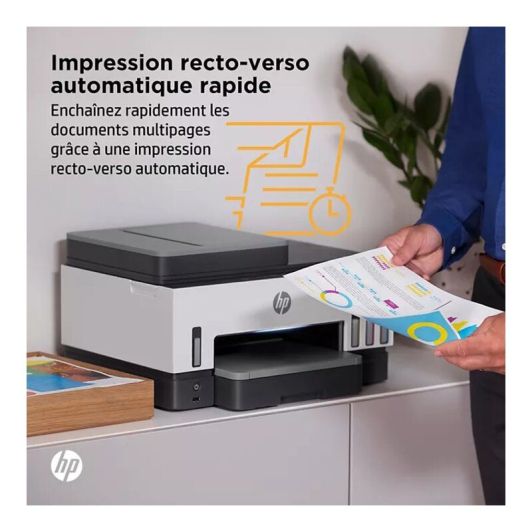 Imprimante HP Smart Tank 7606 multifonction + fax à réservoir