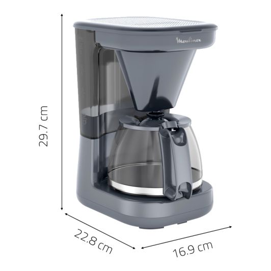 Cafetière MOULINEX FG1M1BBE0 PLAINO gris
