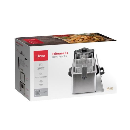 Friteuse LIVOO 3L inox