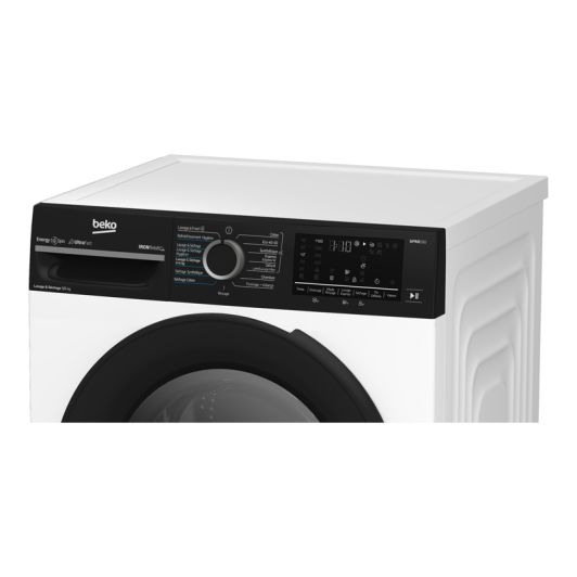 Lave-linge séchant 9 kg / 6 kg BEKO BM3DT49601W