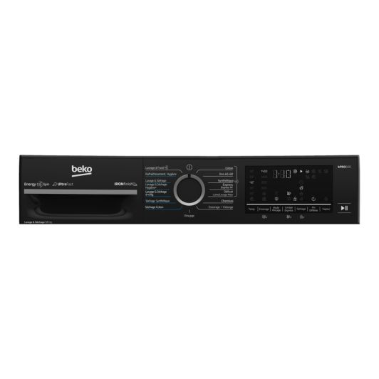 Lave-linge séchant 9 kg / 6 kg BEKO BM3DT49601W