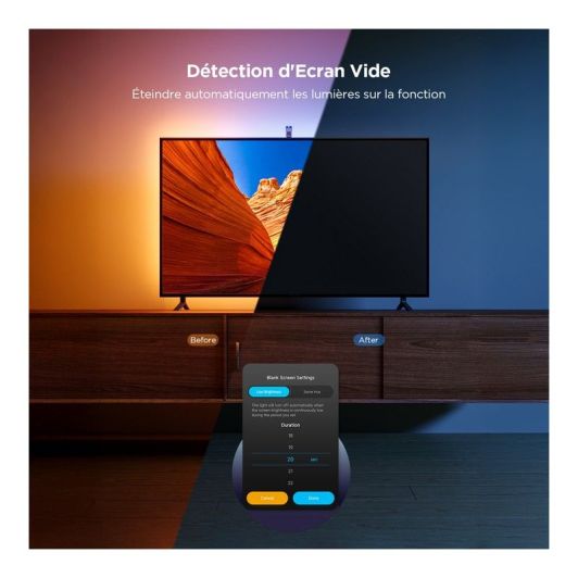 Ruban LED GOVEE TV Backlight caméra 55