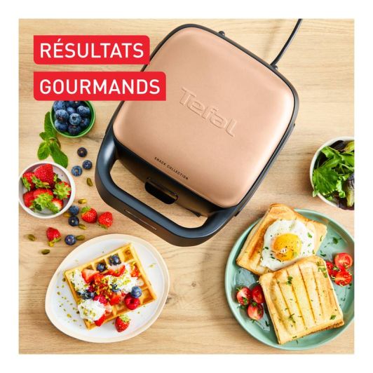 Gaufrier TEFAL + Croque-monsieur Snack collection - SW863J
