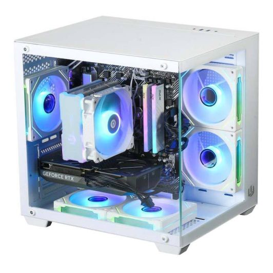 Unité centrale Gamer LYTEK BLANC-R5/16Go/480Go/RTX5050-6Go/W11-Reconditionné Grade A+