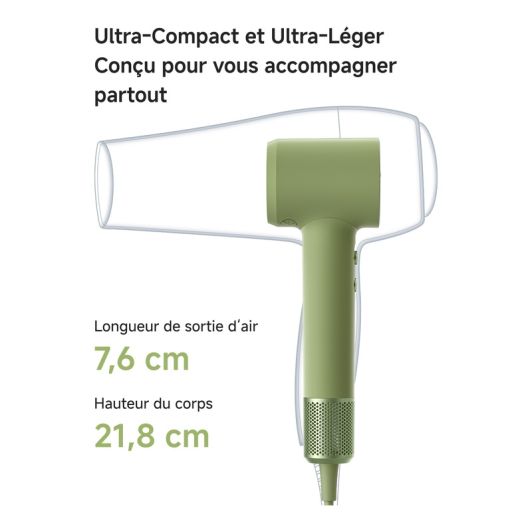 Sèche-cheveux BLDC - LAIFEN Mini - Jungle Green