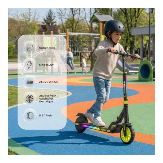 Trottinette électrique pour enfant URBANGLIDE Ride Flash
