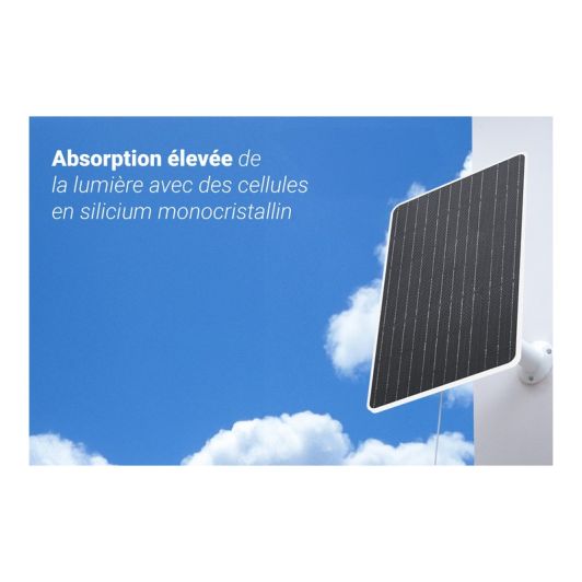 Caméra de surveillance EZVIZ HB8 Lite + panneau solaire
