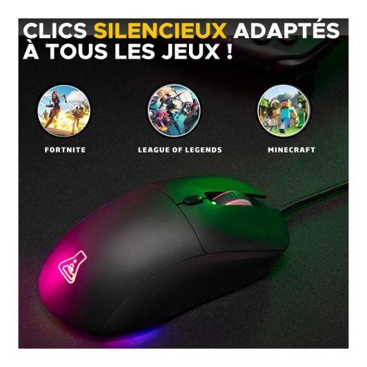 Souris gaming THE G-LAB KULT COBALT filaire 12800Dpi 80gr