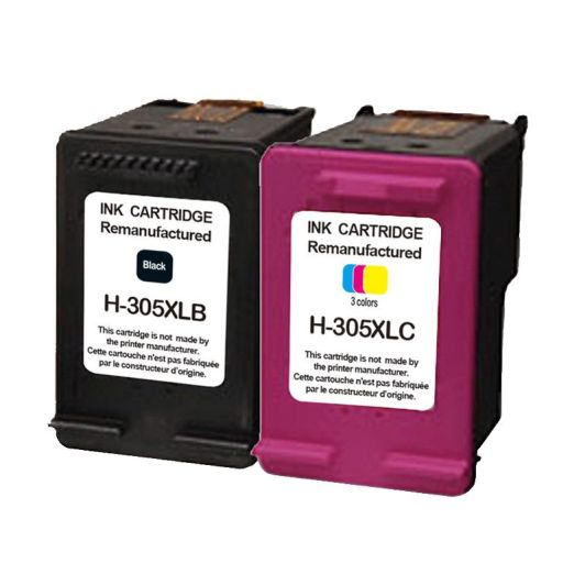 Multipack cartouches d'encres ELECTRO DEPOT compatible HP H305XL noir+couleur