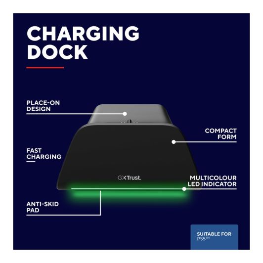 Station de charge TRUST pour manette Dualsense