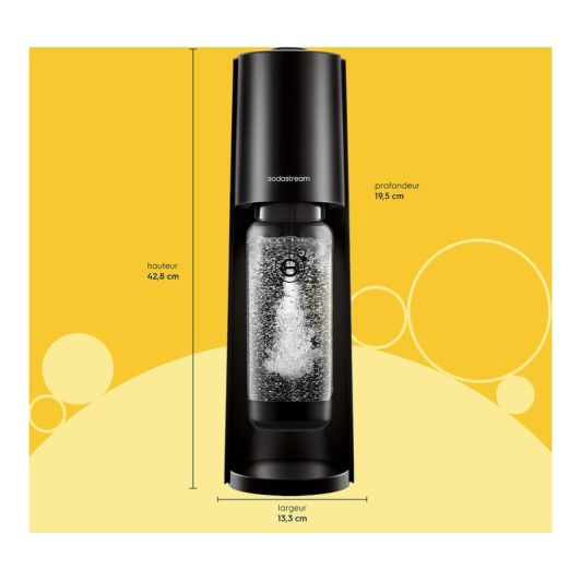 Appareil à soda SODASTREAM CLASSIC noir