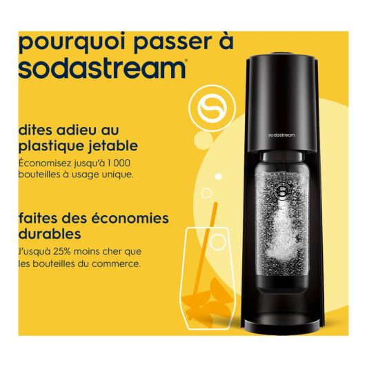 Appareil à soda SODASTREAM CLASSIC noir