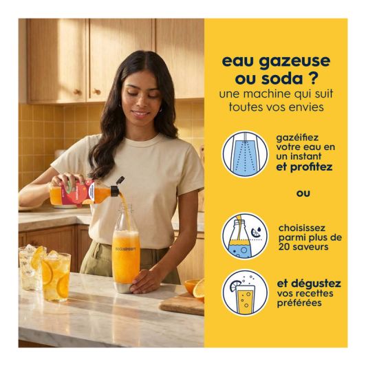 Appareil à soda SODASTREAM CLASSIC noir