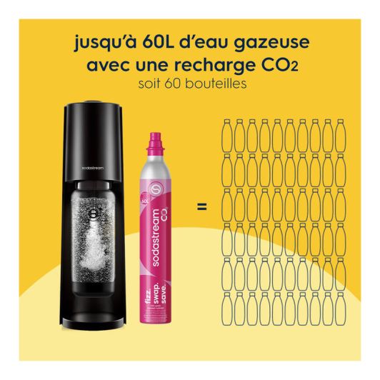 Appareil à soda SODASTREAM CLASSIC noir