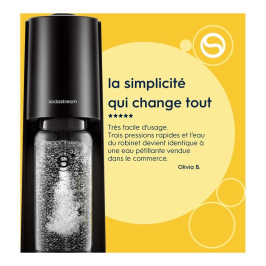 Appareil à soda SODASTREAM CLASSIC noir