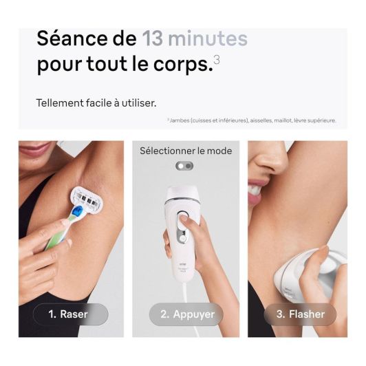 Epilateur à lumière pulsée BRAUN SILK EXPERT PRO 3 - PL3136