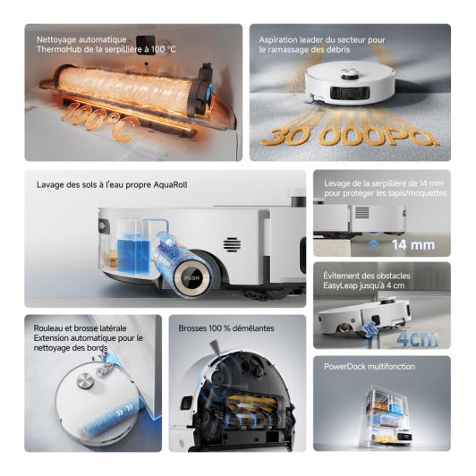 Aspirateur robot DREAME AQUA 10 ROLLER AE