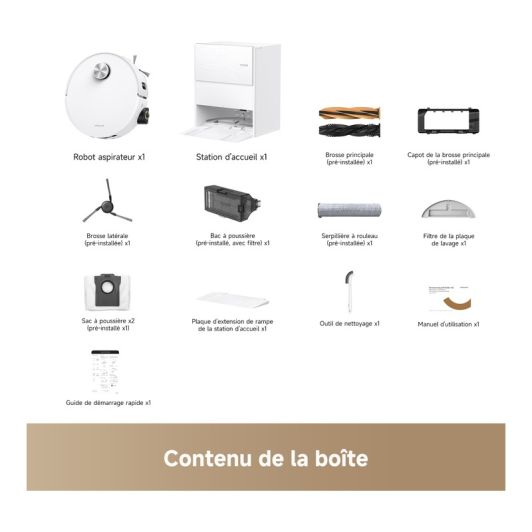 Aspirateur robot DREAME AQUA 10 ROLLER AE