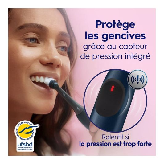 Brosse à dents ORAL-B iO2 bleue + Etui de voyage