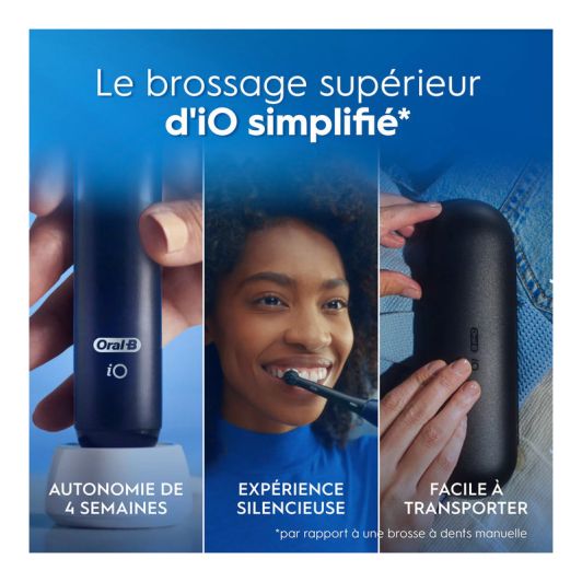 Brosse à dents ORAL-B iO2 bleue + Etui de voyage