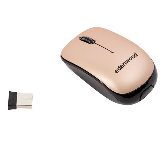 Souris sans fil Mini 2 capots silencieuse EDENWOOD MMSBG01