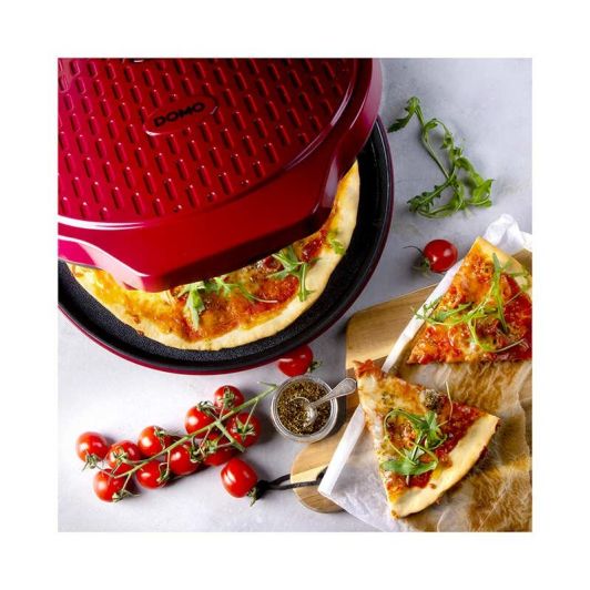 Appareil à pizza DOMO MY EXPRESS rouge 30cm