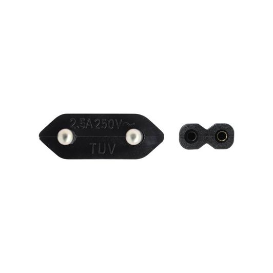 Câble alimentation secteur EDENWOOD 2 broches noir