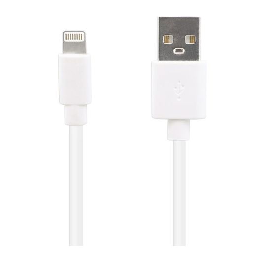 Câble Lightning / USB HIGH ONE 1M Blanc