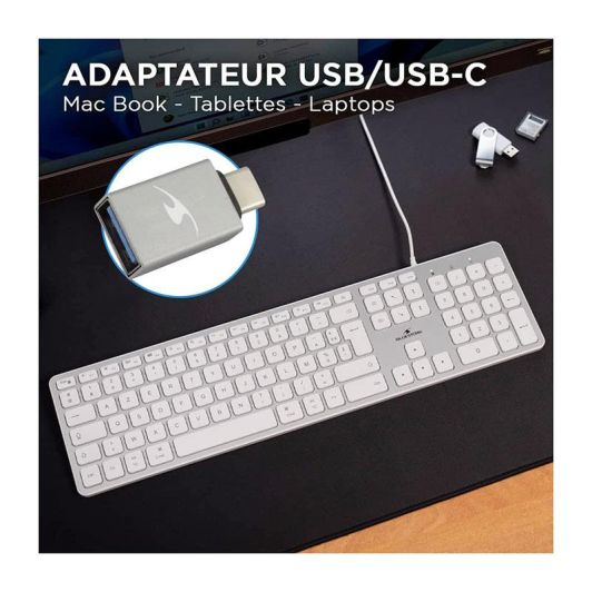 Clavier BLUESTORK filaire pour Mac