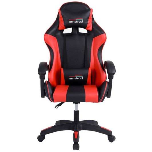 Chaise gaming AMSTRAD AMS 800 Noir et rouge