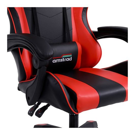 Chaise gaming AMSTRAD AMS 800 Noir et rouge