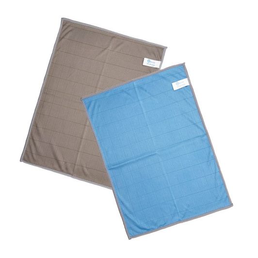 Chiffons x2 microfibre spécial surface vitrée