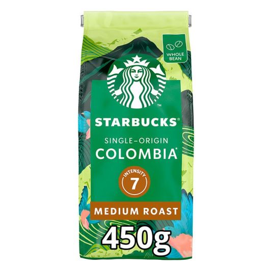 Café grains STARBUCKS Colombia origin 450 G pour broyeurs et robots café