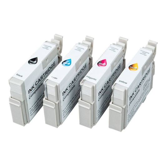 Cartouche d'encre ELECTRO DEPOT compatible EPSON E 604 XL noir et couleurs - Ananas