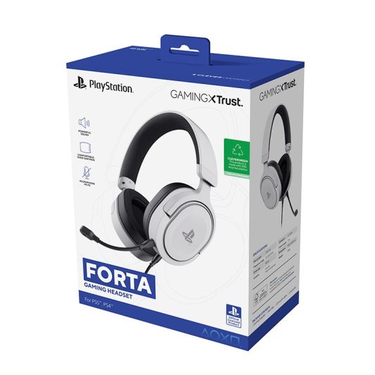 Casque gaming TRUST GAMING FORTA PS4/PS5 Blanc 