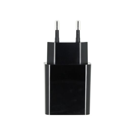 Chargeur secteur USB HIGH ONE 2,4AA + Câble USB-C/ USB 1M Noir