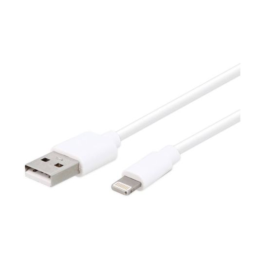 Câble Lightning / USB HIGH ONE 1M Blanc