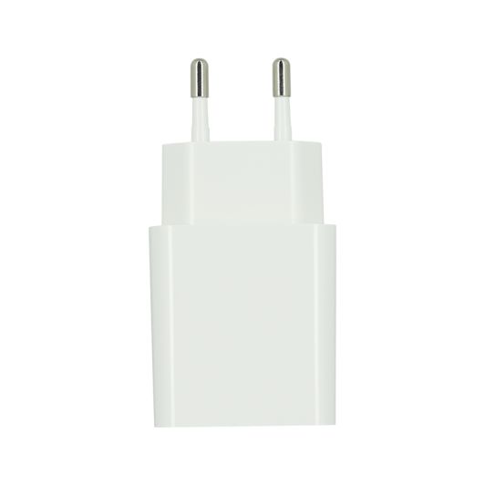Chargeur secteur USB HIGH ONE 2,4AA + Câble Lightning / USB 1M Blanc