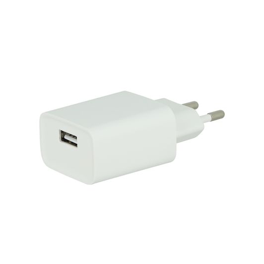 Chargeur secteur USB HIGH ONE 2,4AA Blanc