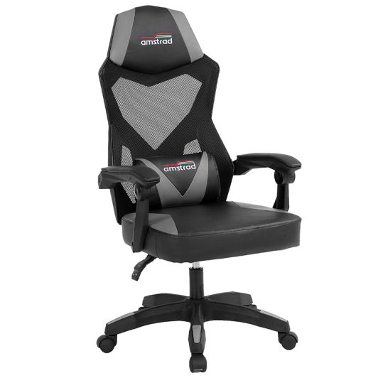 Chaise gaming AMSTRAD 309 Noir et gris